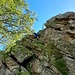 Lediglich die letzten eineinhalb Meter, der Übertritt in die winzige Schlucht, erfordert ein wenig Kletterfertigkeit.