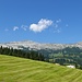Ausblick vom Hotel aus zur Schratteflue