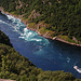 Noch ein Mahlstrom, jetzt geht's mit der Flut Richtung Fjord