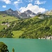 Blick über den See Plan d'Amont zur Dent Parachée