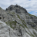 Rückblick zur Marchreisenspitze auf dem Weg zur Hochtennspitze