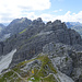 Blick nach Südwesten zu weiteren Gipfeln der Kalkkögel