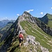 der Grat zum Gipfel des Lachkopfes