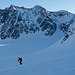 Abfahrt über den Gletscher