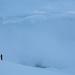 Abfahrt im aufziehenden Nebel