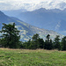 Vue sur Nendaz depuis la Crêta de Poë.