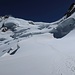 Rückblick auf die Abstiegsspur vom Silbersattel
