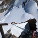 In 20-Meter Abständen gibt es T-Stangen