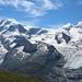 Ausblick von Rotenboden auf drei schon bestiegene Nachbargipfel