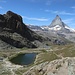 Riffelsee mit Riffelhorn und Matterhorn