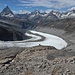 Abstieg über die Plattje zur Monte-Rosa-Hütte