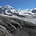 Nach dem Gletscher steht eine lange Querung in nicht so ansprechendem Gelände bevor.