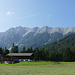 Der heute überschrittene Grat vom Arzkasten aus gesehen