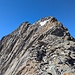 Der Grat zum Aufstieg auf die Aiguille de la Bérangère