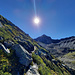 Sur le sentier montant au Schwarzhorn. 