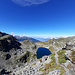 Sur le sentier montant au Schwarzhorn. 