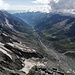 Ausblick vom WNW-Grat ins Lötschental.