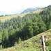 Oltre la vallata si vede l’Alpe di Corte Vecchio.