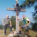 Foto alla croce che precede il rifugio.