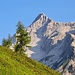<b>Il Chüebodenhorn visto dal Grandinagia in una foto del 23.7.2023.</b>