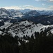 Aussicht vom Kronberg auf die kurz vorher bewanderte Krete von HochPetersalp - Grossbetten - Nusshalden