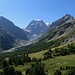 Vue vers le Mont Collon, au-dessus d'Arolla