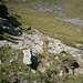 Die erste Kletterstelle von oben