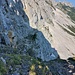 Der Weiterweg über den Gjaidsteig nach Norden. Recht viel ausgesetzter kann ein markierter Weg eigentlich nicht mehr sein.