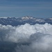 Gran Paradiso und Grivola über dem italienischen Wolkenmeer