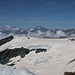 Blick auf den Rückweg zum Klein Matterhorn