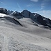 Die lange Querung vom Breithornpass zum Pollux ist immer topp gespurt...