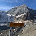 Le Mont Blanc de Cheilon et le glacier de Cheilon vus depuis la cabane des Dix