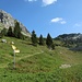 Bei der Alp Hummel nehmen wir den Weg zur Mürtschenfurgglen.