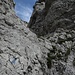 Kletterei in der "Schlucht"