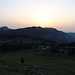 Perfektes Timing. Zum Sonnenuntergang wieder an der Schwägalp.