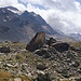 Verso il lago Alv, si cammina tra enormi macigni