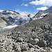 Vers 2715m, vue sur le glacier de Moiry.