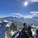 Letzte Meter vor dem Gipfel des Ober Gabelhorn