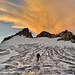 Flacher Fels-/Firngrat nach dem Unter Gabelhorn.