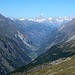 Blick das Mattertal entlang