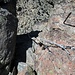 Abseilstelle auf den Westgrat