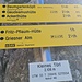 beim Metall am höchsten Tagesziel, dem Kleinen Törl (Beschilderung)
