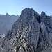Hauptgipfel des Mitterkaiser. Links hinten sieht man die Ackerlspitze und die Hochgrubachspitzen (der "Klapf" und der "Gupf"), ebenfalls eine sehr lohnende Tour