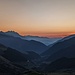 Morgendämmerung über dem Surselva