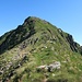 Der Weiterweg zur Montagna Ronda ist vorgezeichnet.