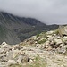 Kaum sind wir losgelaufen, ist schon die Düsseldorfer Hütte in Sichtweite