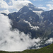 Le Bietschhorn sort des nuages.