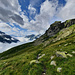 En remontant le bisse (vue arrière).