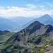 Zoom vom Schwarzhorn zum Glegghorn und ins Churer Rheintal