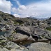 .. mit Blick in die Aufstiegsmulde (hinten)